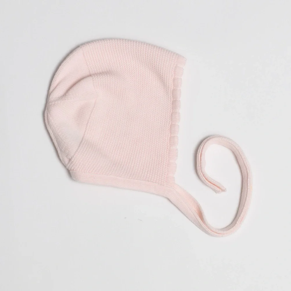 Condor Pink Garter Stitch Bonnet